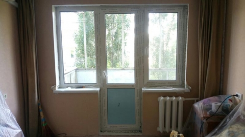 Установка балконного блоку, Київ_1