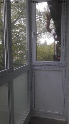 Балкон під ключ, скління лоджії_1