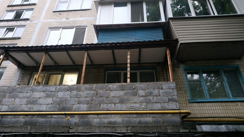 Балкон під ключ, Київ, вул. Комарова_1