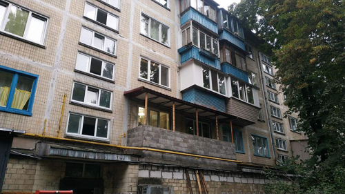 Балкон під ключ, Київ, вул. Комарова_1