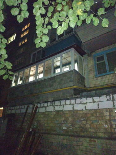 Балкон під ключ, Київ, вул. Комарова_1