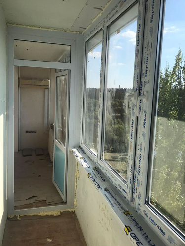 Балкон під ключ, Київ, вул. Ушакова_1